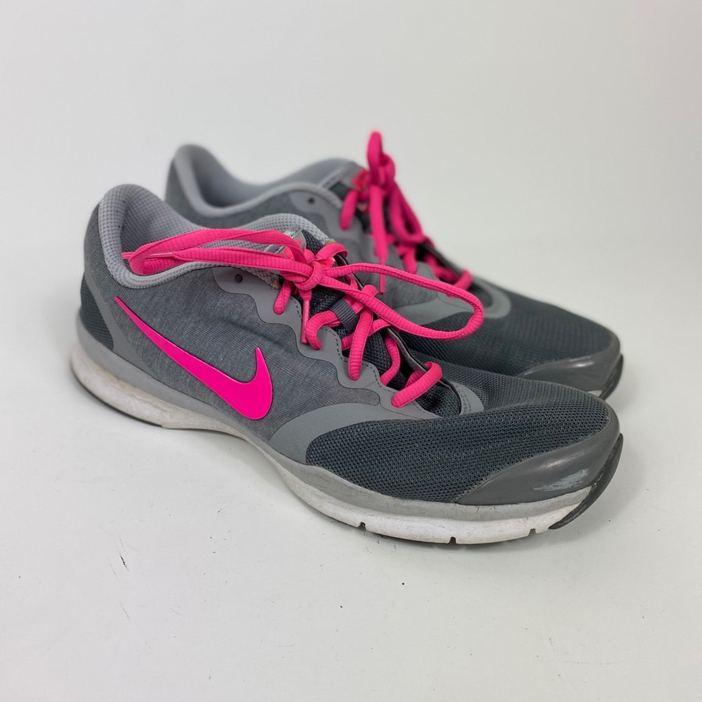Gray and Pink Nike’s
